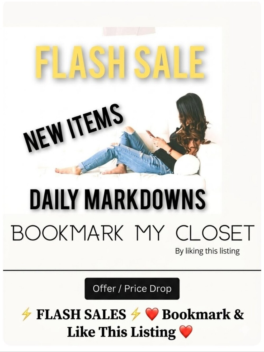 ⚡ FLASH SALE ⚡ Bookmark & Like For Daily Markdowns!